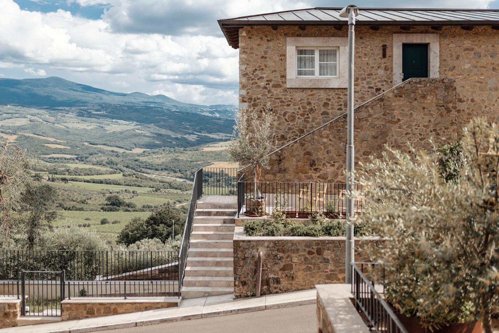 Corte Francigena Montalcino Buitenkant foto